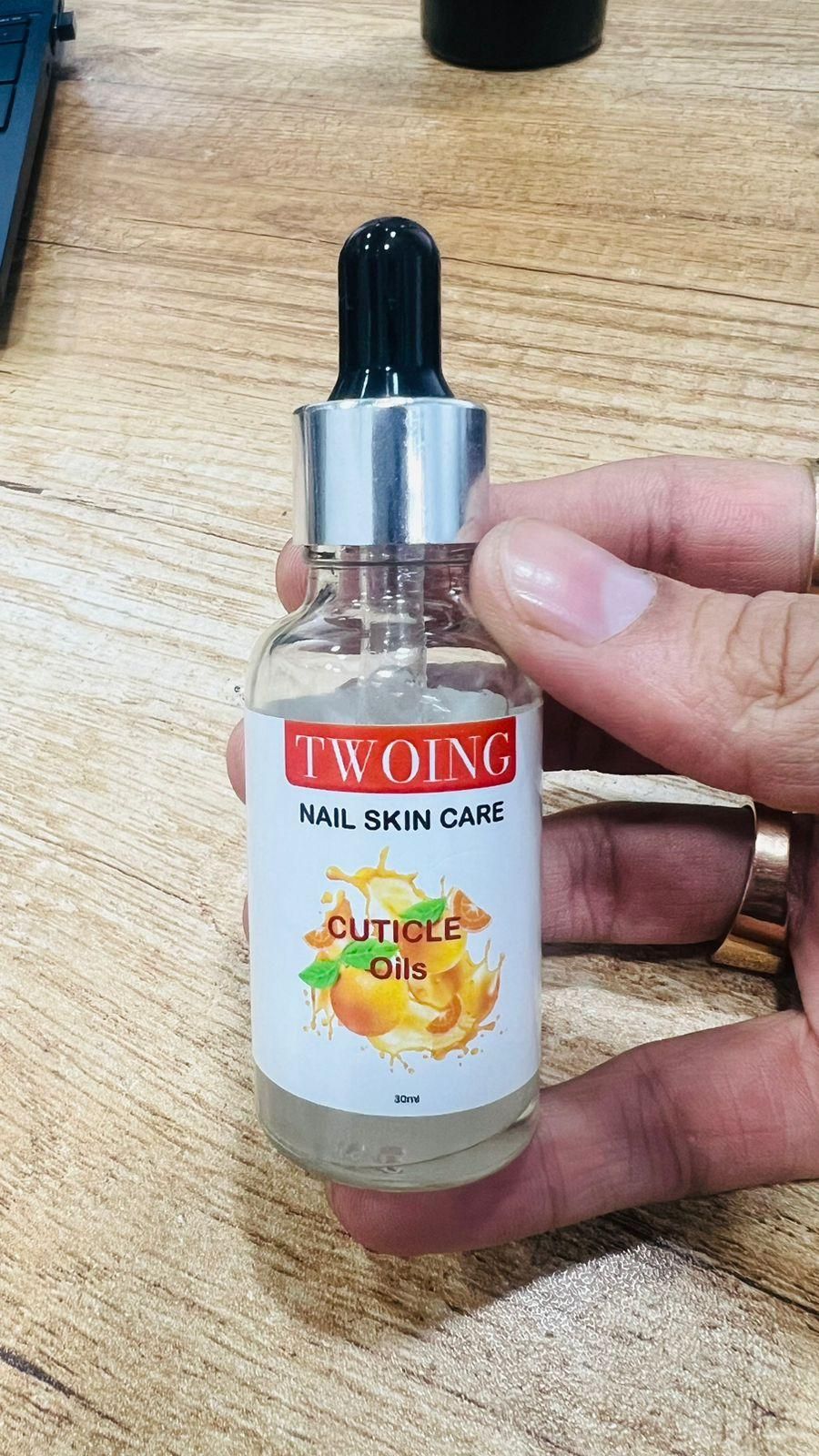 Twoing Nail Skin Care Cuticle Oils 30ml - Nourishing Elixir for Beautiful Nails (Pack Of 2)